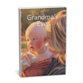 Personalised hardcover keepsake book for Grandma featuring a family photo illustration.